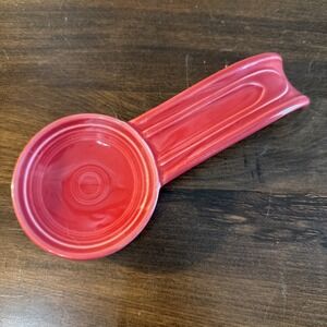 Fiesta Scarlet Red Spoon Rest 8" Ceramic HLC Fiestaware